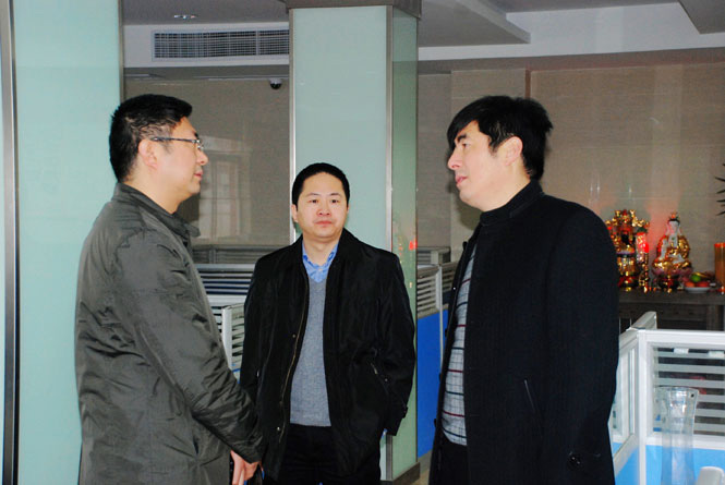 鹽城市經(jīng)信委、軟件園領(lǐng)導(dǎo)蒞臨鹽城思科檢查指導(dǎo)工作會議報道